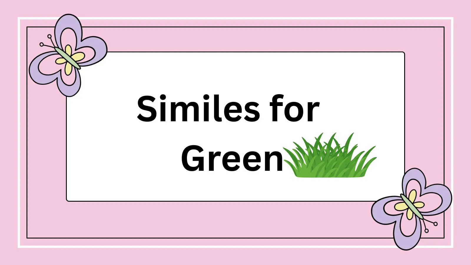 Similes for Green