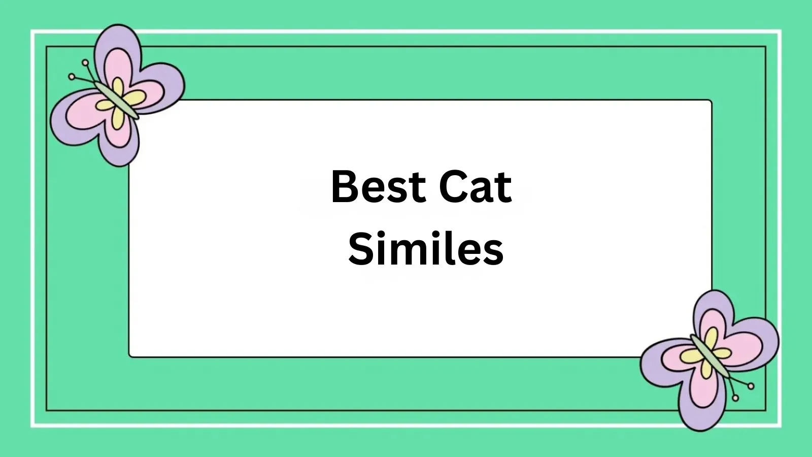 Best Cat Similes