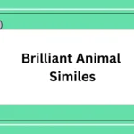 Brilliant Animal Similes